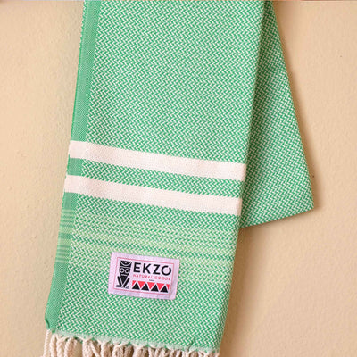 King Lizard Green - Beach Towel