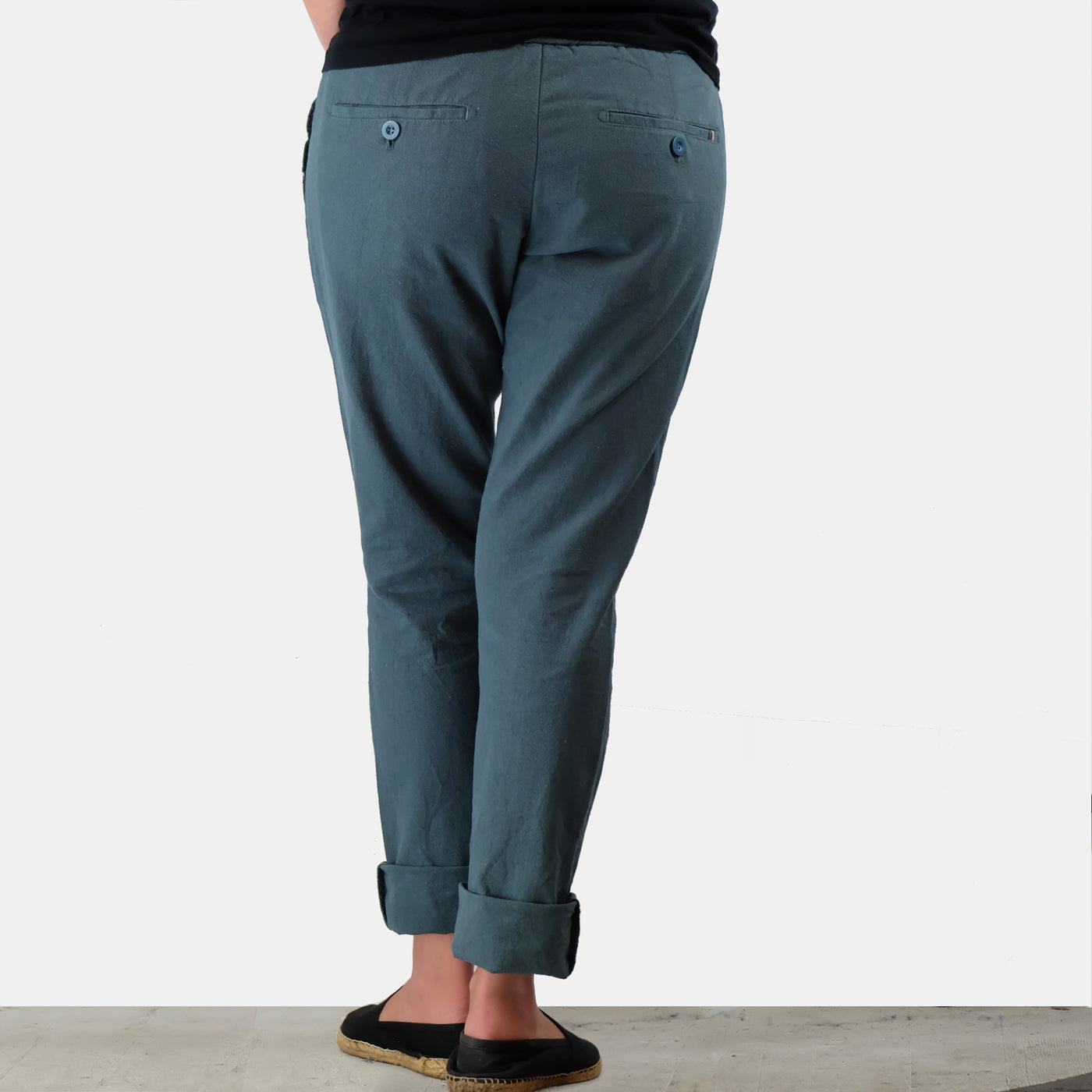 Hemp Cotton Unisex Pants - Blue